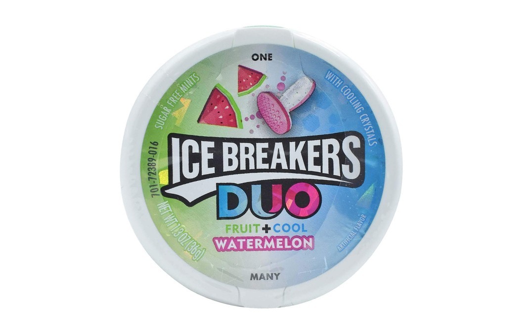 Hershey's Ice Breakers Duo Fruit + Cool Watermelon   Cup  42 grams